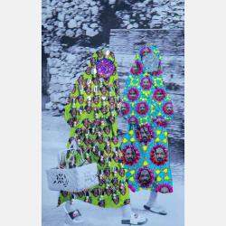 Big Hessa & MC Nadia By Azaide, Dubai, 2023 (42 X 30)