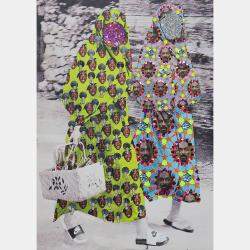 Big Hessa & MC Nadia By Azaide, Dubai, 2023 (42 X 30)