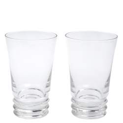 Baccarat Clear Crystal Vega Highball Tumbler Glass Set