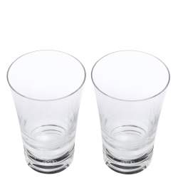 Baccarat Clear Crystal Vega Highball Tumbler Glass Set