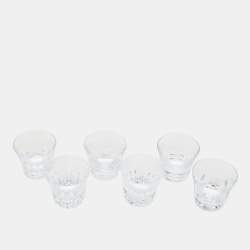 Baccarat Clear Crystal Everyday Glasses Set of 6