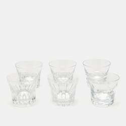 Baccarat Clear Crystal Stella Whisky Glass Set 