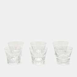 Baccarat Clear Crystal Stella Whisky Glass Set 