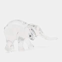 Baccarat Crystal Elephant Home Decor