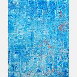 Blue Sensations By Behshad Arjomandi, Spain,2023 (92 X 73)