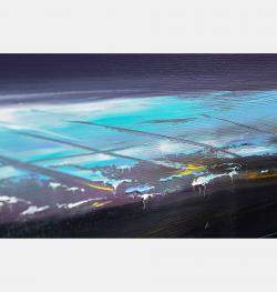 Aerial Night Cityscape By Bozhena Fuchs, Czechia,2023 (70 X 100)