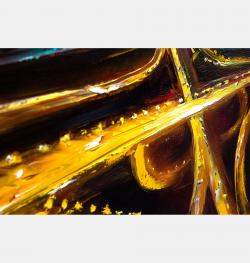 Aerial Night Cityscape By Bozhena Fuchs, Czechia,2023 (70 X 100)