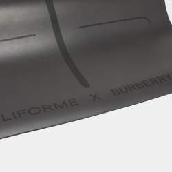 Pre Owned Burberry x Liforme Black Natural Rubber Monogram Yoga Mat