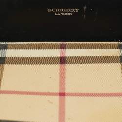 Burberry Beige Nova Check Coated Canvas Catchall Tray
