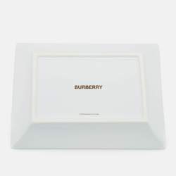 Pre Owned Burberry Brown Digby Check Valet Tray
