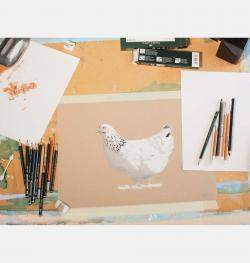 Gallinita By Carlos Martin, Spain,2024 (29.7 X 42)