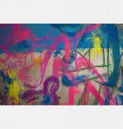 Happiness States Of Success Ft. Pink Panther By Carlos Pun, Peru,2023 (90 X 70)
