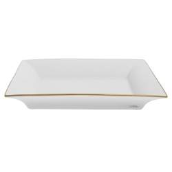 Cartier White/Gold Porcelain Serving Tray