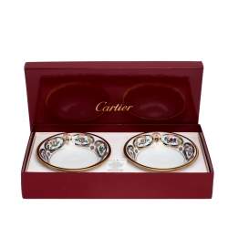 Pre Owned Cartier Vintage 1986 La Maison Du Prince Bowl Set
