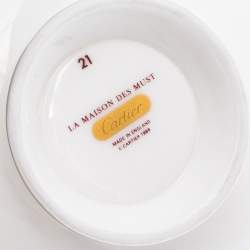 Cartier La Maison Des Must Cream Soup Cup with Saucer Set for Six