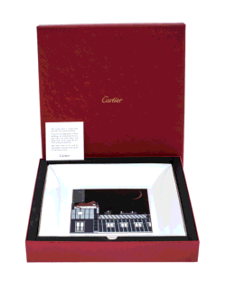 Pre Owned Cartier Panthere Porcelain Ashtray Plate