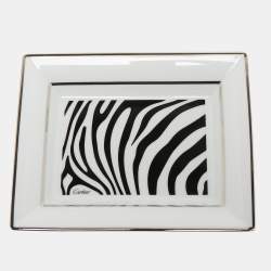 Cartier Porcelain Zebra Trinket Tray