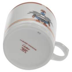 Pre Owned Cartier La Maison Venitienne Espresso Cup & Saucer Set Of Two