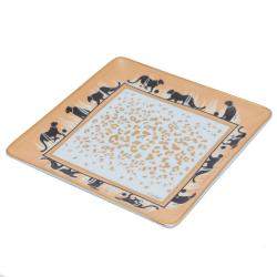 Pre Owned Cartier Savannah Panthere Porcelain Plate