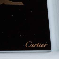 Pre Owned Cartier Porcelain Panthère de Cartier Trinket Tray