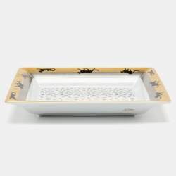 Pre Owned Cartier Panthere Porcelain Trinket Tray