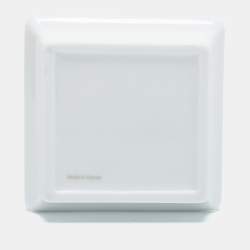 Pre Owned Cartier Porcelain Platinum Finish Mini Trinket Tray