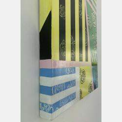 Composition With Flower Painting By Cecilia Setterdahl, United Arab Emirates,2010 (70 X 50)