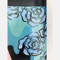 Composition With Flower Painting By Cecilia Setterdahl, United Arab Emirates,2010 (70 X 50)