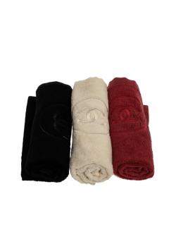 Chanel Beauté Cotton 3 Pc Hand Towel Set