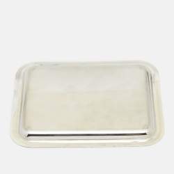 Christofle Silver Plated Metal Small Rectangular Tray