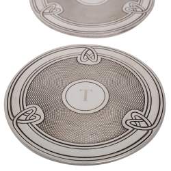 Christofle Silver Plate Celtic Knot Coasters Set