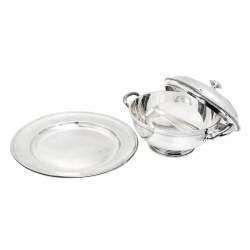 Christofle Vintage Silver Plated Tureen and Underplate Set