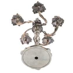 Christofle Trianon Silverplated 5 Light Candelabra