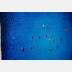 Serial Analog Pixels /Blue By Danny Frede, Germany,2021 (140 X 140)