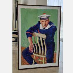 Matelot Kevin Druez 2, by David Hockney, US, 2009 (152.5 x 104)