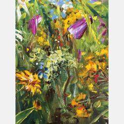 Bluebells By Diana Malivani, Cyprus,2019 (50 X 40)