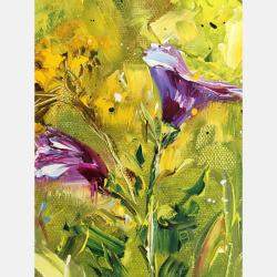 Bluebells By Diana Malivani, Cyprus,2019 (50 X 40)