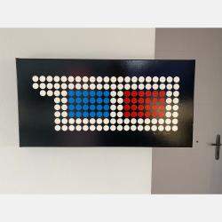 3D Glasses Dot Punk Attribute Inspired By The Cryptopunks By Dimitri Likissas, Sint Maarten, (30 X 60)