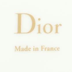 Pre Owned Dior Porcelain White/Gold Cannage Montaigne Coffee Cup and Saucer Set 12