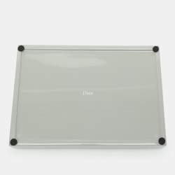 Pre Owned Dior Grey Resin Serving Tray
