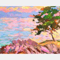 Coastal Pines By Dmitry Spiros, Mexico,2021 (60 X 58)
