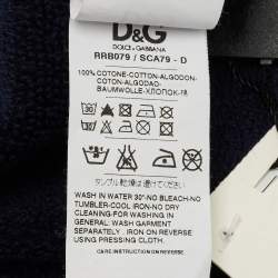 Pre Owned Dolce & Gabbana Blue Terry Cotton Towel 
