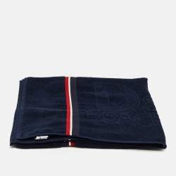 Pre Owned Dolce & Gabbana Blue Terry Cotton Towel 