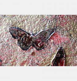 Gold Butterfly By Donatella Marraoni, Italy,2023 (30 X 30)