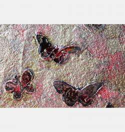 Gold Butterfly By Donatella Marraoni, Italy,2023 (30 X 30)