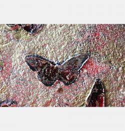 Gold Butterfly By Donatella Marraoni, Italy,2023 (30 X 30)