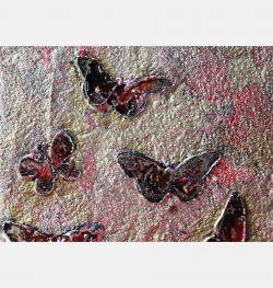 Gold Butterfly By Donatella Marraoni, Italy,2023 (30 X 30)