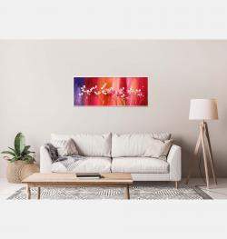 Vibrant Floral Melody By Edelgard Schroer, Germany,2024 (53 X 133)