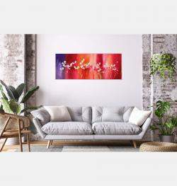 Vibrant Floral Melody By Edelgard Schroer, Germany,2024 (53 X 133)