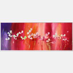 Vibrant Floral Melody By Edelgard Schroer, Germany,2024 (53 X 133)